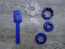 Plätzchenausstecher Ausstechformen Plätzchen Ausstecher Teigschaber TUPPERWARE