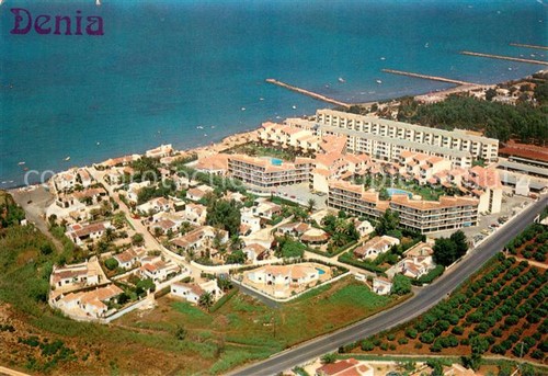 Denia espana fliegeraufnahme - espana,