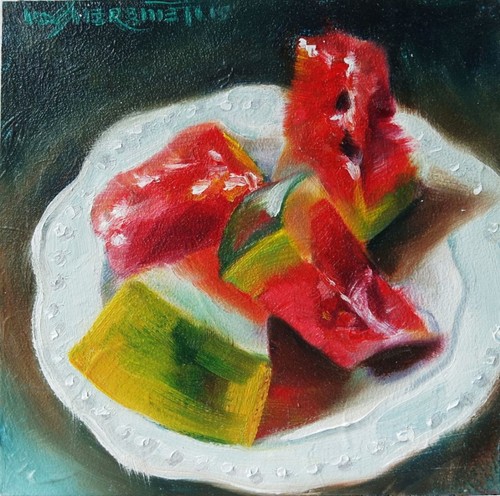 Wassermelone stillleben - wassermelone,