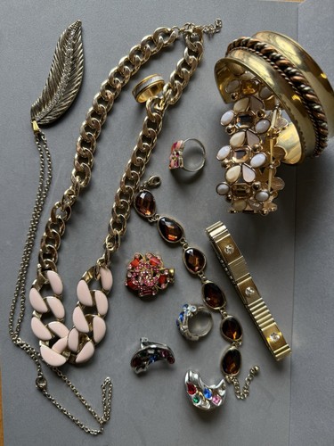 Vintage schmuck konvolut 11tlg - vintage,