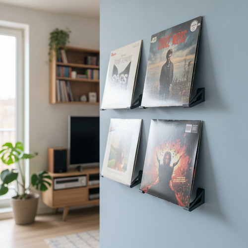 Vinyl schallplatten regal - 2x,