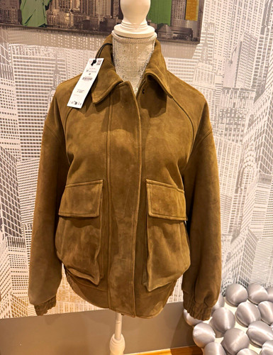 Zara damen wildlederjacke - damen, wildlederjacke-