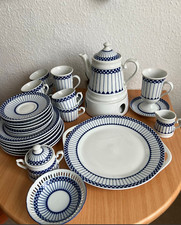 König pr Tettau Kaffee Service Alt Friesland 6 Personen 27 Teile