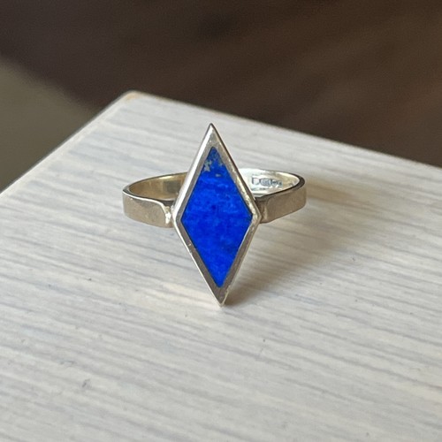 Lapislazuli ring 375 - lapislazuli,