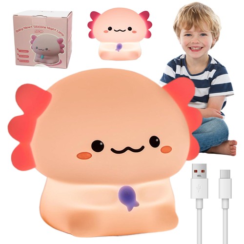Led nachtlicht axolotl - led,