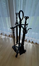 Kaminbesteck Handgeschmiedet Antik