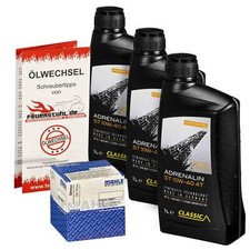 Ölwechselset Adrenaline/Mahle