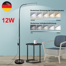 LED Stehleuchte Dimmbar Stehlampe Flexibler Schwanenhals Leselampe Standleuchte