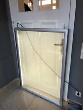 Neu Doppel LED Werbe Leuchtrahmen Leuchtdisplay Werbung Leuchtbild A0 beidseitig