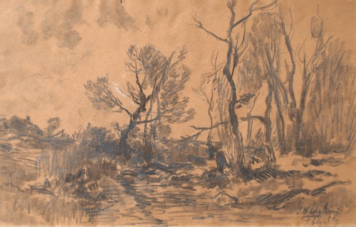 Josef wenglein flußlandschaft - wenglein,