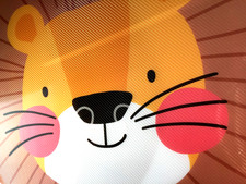 Löwe Platzdeckchen Bastelunterlage Malunterlage braun beige orange flexib PLA104