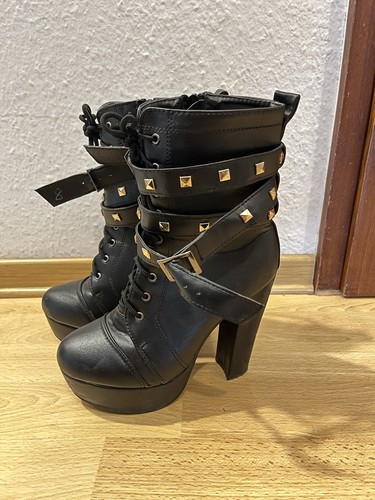 High heels stiefel riemen - stiefel, riemen,