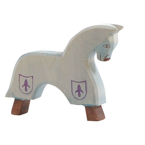 Turnierpferd blau für ritter - für,