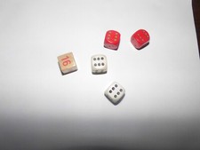 Backgammon Würfel Satz 5 Stück Holz