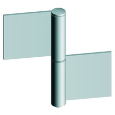 Tor-Angel 2-teilig, 140mm  roh | Tor, Schanier, Torband, Torschanier