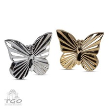Formano 2er-set Schmetterling in gold silber 18x15cm aus Steingut-700926