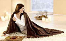 Superweiche Decke in Nerzoptik, schoko 130 x 170 cm * NEU *Überwurf,Tagesdecke