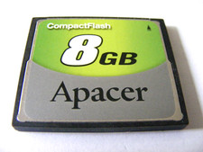 8GB Compact Flash Card ( 8 GB CF Karte ) APACER gebraucht