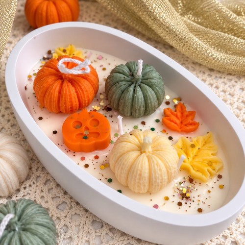 Pumpkin spice herbstkerze - pumpkin,