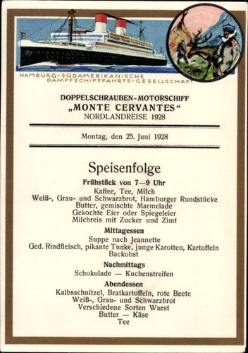 Doppelschrauben motorschiff - ak, doppelschrauben-motorschiff