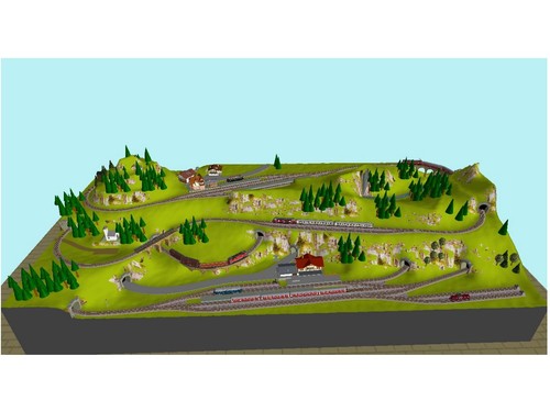 Gleisplan bergün modellbahn - gleisplan,