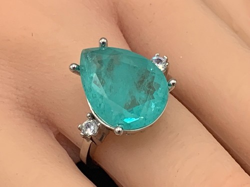 Ring paraiba turmalin - paraiba, 925er