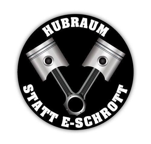 Aufkleber hubraum statt - aufkleber,