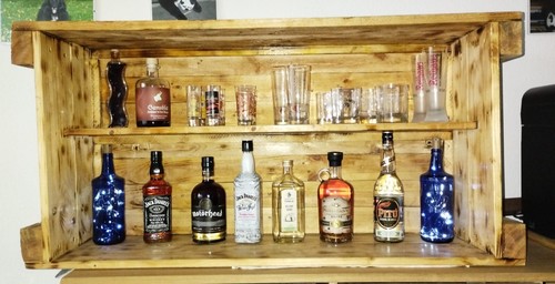 Holzregal geflammt 2 - holzregal,