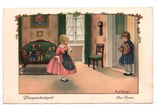 Künstler puppenhochzeit - künstler, ak
