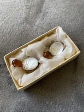 Vintage 2x Glasfigur