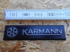 Emblem Typenschild Karmann