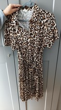 Plissee Sommerkleid Leo Print