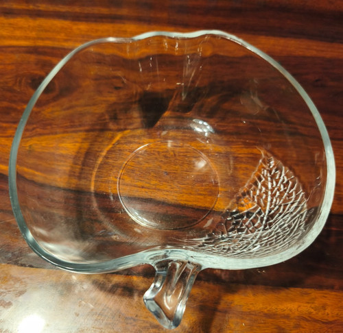 Große glasschale apfelform - große,