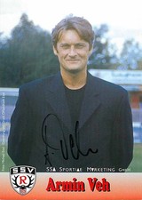 Armin Veh Autogrammkarte SSV