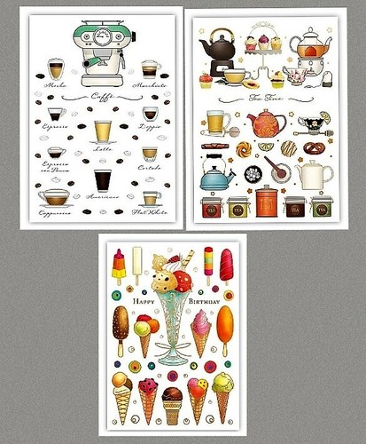 Quire*Postkarte*Eis*Caffè*Tea