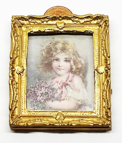 Puppenhaus mädchen mit blumen - mädchen,
