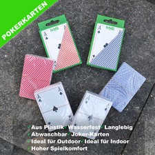 Pokerkarten Plastikkarten