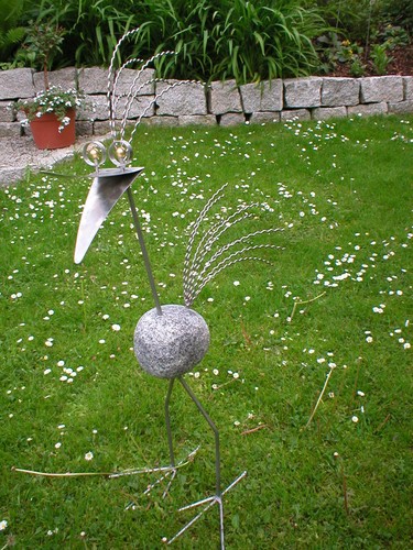 Wilder vogel aus - edelstahl, und