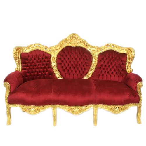 F30 barocksofa gold bordeaux - f30, gold/bordeaux