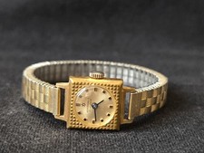 Alte Junghans Armbanduhr 17 Jewels Damenuhr Shockproof Flex Armband