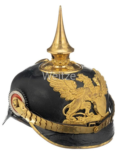 Baden pickelhaube für einen - baden,
