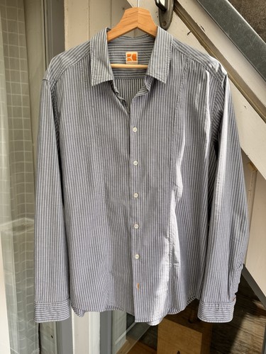 Hugo boss hemd jeansblau weiss - boss, jeansblau/weiss