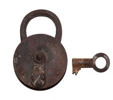 Altes Vorhängeschloss /