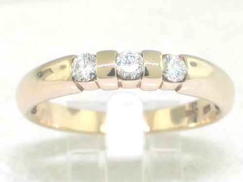 Brillant ring 585 gelbgold - brillant,
