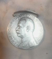 Baden Friedrich Verdienstmedaille 38 mm/ 29,2 g Silber