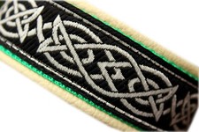 Hundehalsband Leder Keltisch