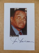 JOE JACKSON signed Autogramm