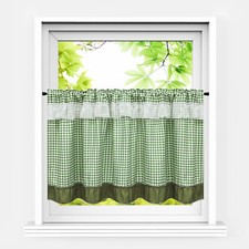 Küche Scheibengardine mit