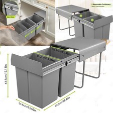 Einbaumülleimer küche Einbau-Mülleimer Mülltrennsystem Ausziehbarer Abfalleimer