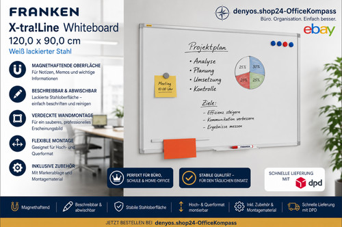 Franken whiteboard tra - whiteboard, x-tra!line